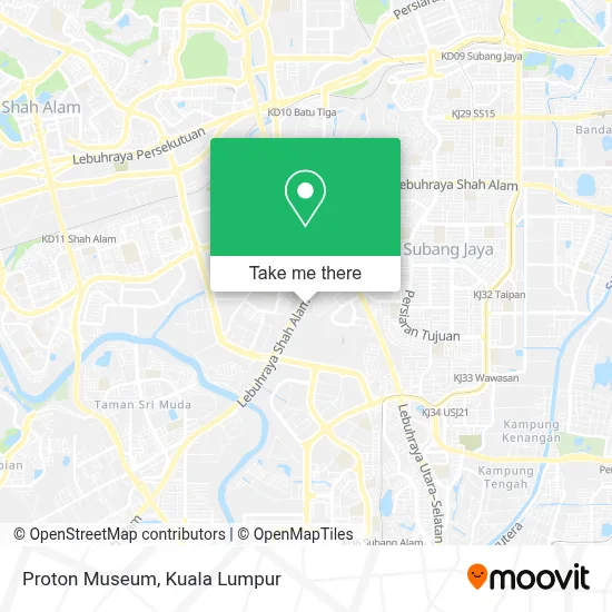 Proton Museum map