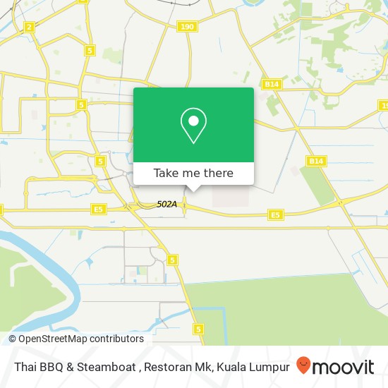 Thai BBQ & Steamboat , Restoran Mk map