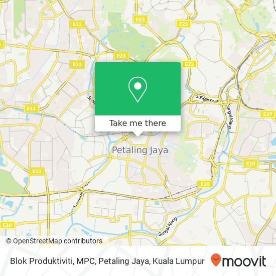Peta Blok Produktiviti, MPC, Petaling Jaya