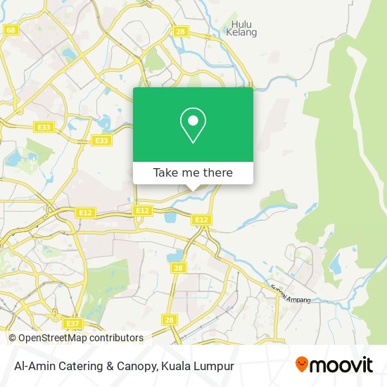 Peta Al-Amin Catering & Canopy