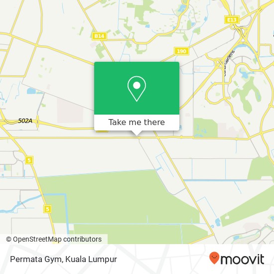 Permata Gym map