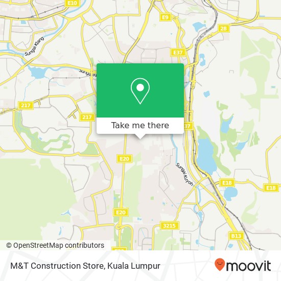 M&T Construction Store map