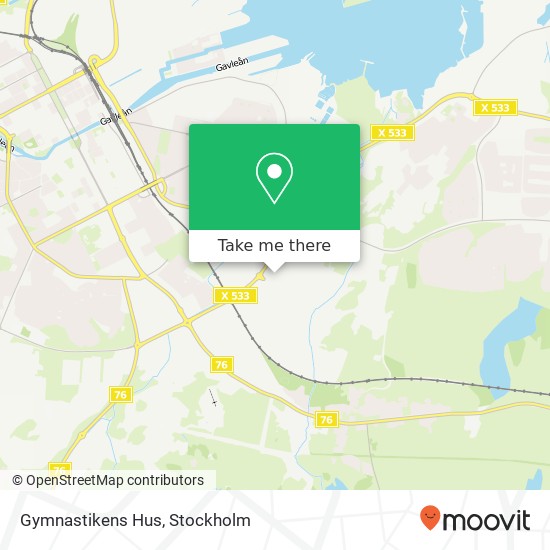 Gymnastikens Hus map