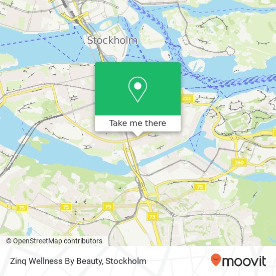 Zinq Wellness By Beauty map