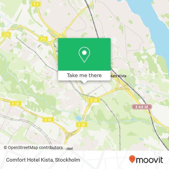 Comfort Hotel Kista map