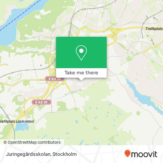 Juringegårdsskolan map