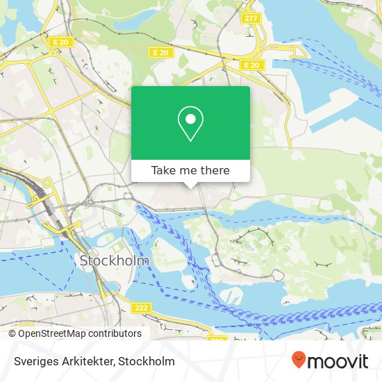 Sveriges Arkitekter map