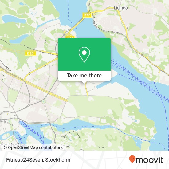 Fitness24Seven map