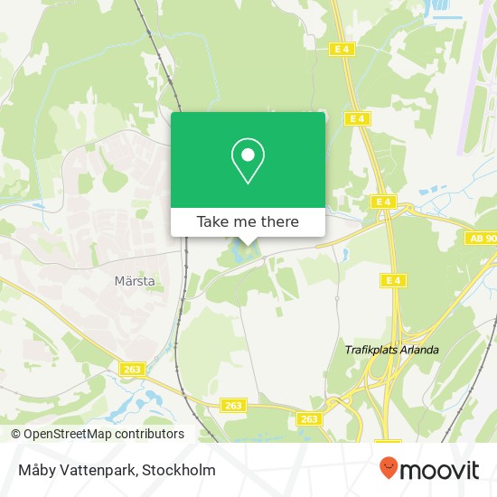 Måby Vattenpark map