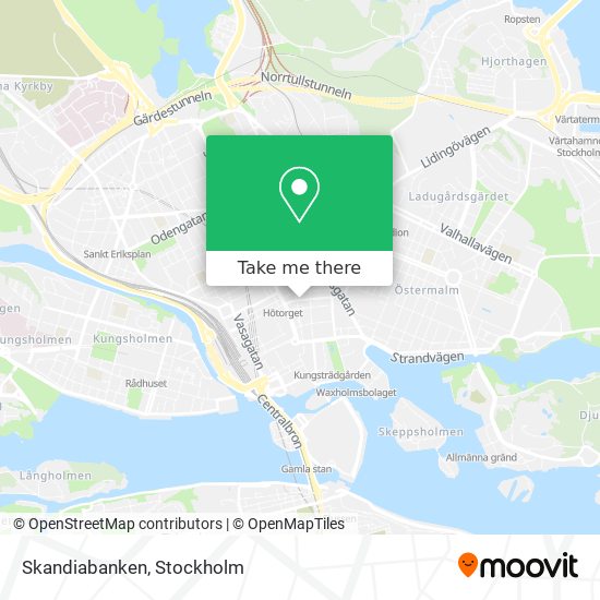 Skandiabanken map