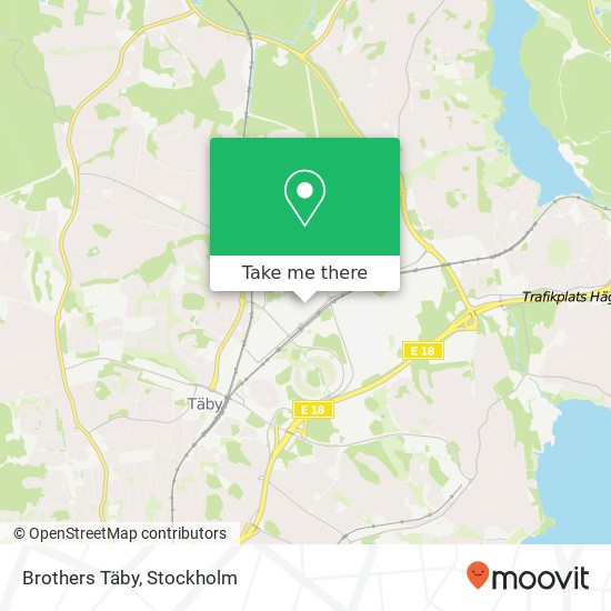 Brothers Täby map