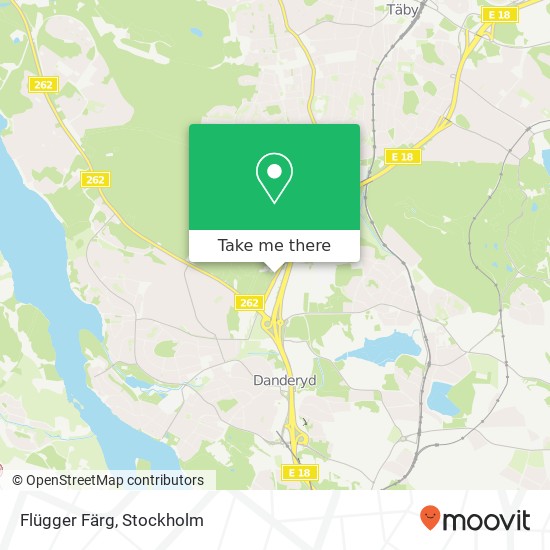 Flügger Färg map