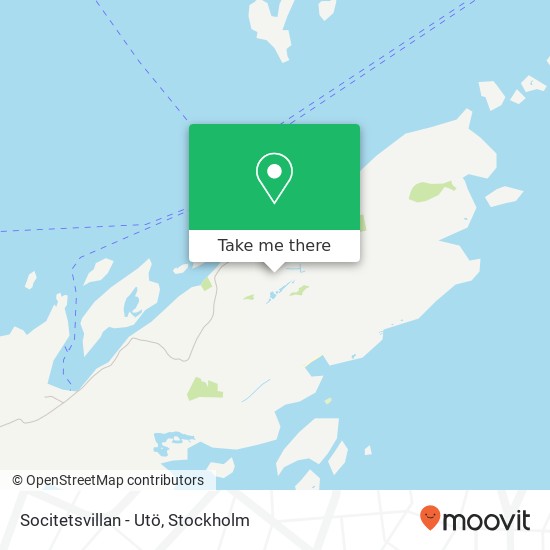 Socitetsvillan - Utö map