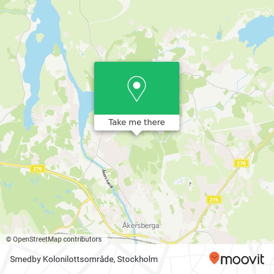 Smedby Kolonilottsområde map