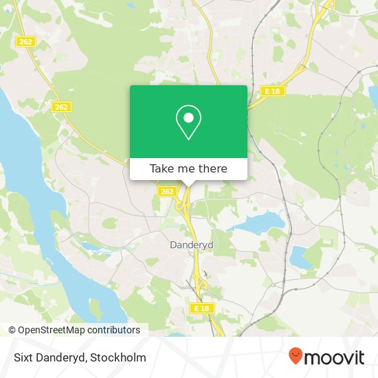 Sixt Danderyd map