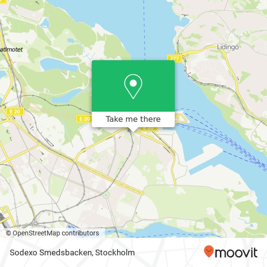 Sodexo Smedsbacken map