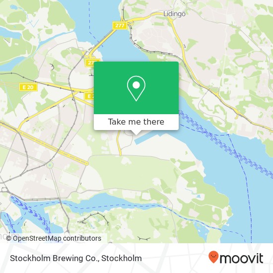 Stockholm Brewing Co. map