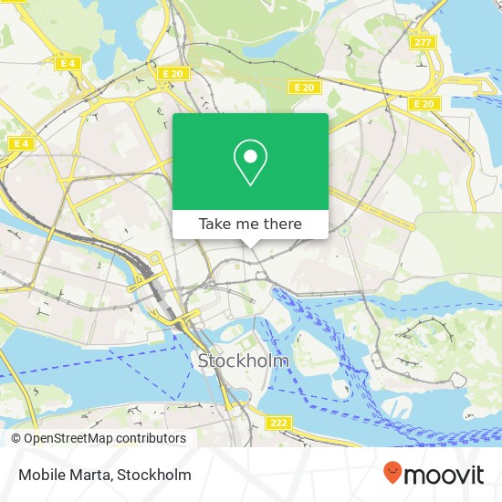 Mobile Marta map