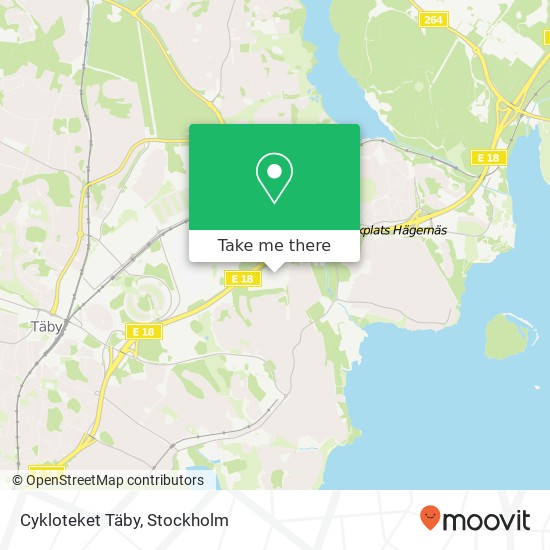 Cykloteket Täby map