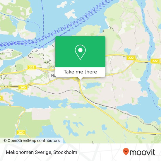 Mekonomen Sverige map