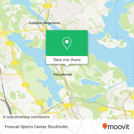 Frescati Sports Center map