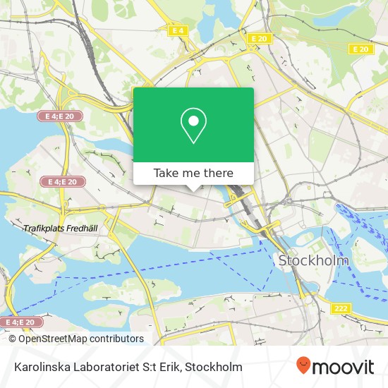 Karolinska Laboratoriet S:t Erik map