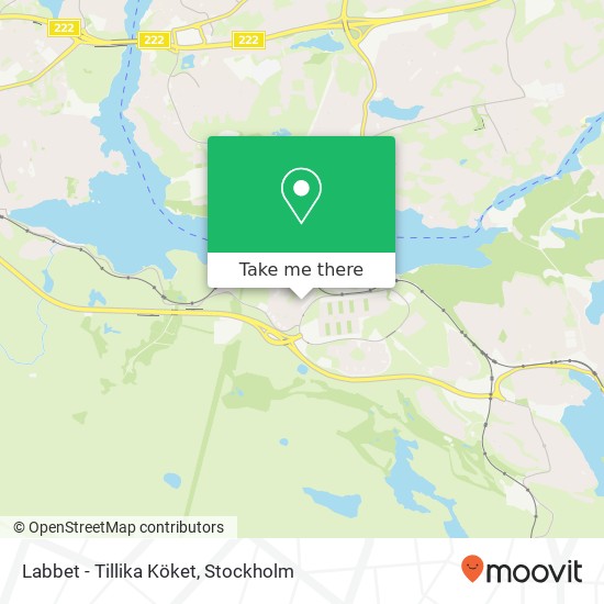 Labbet - Tillika Köket map