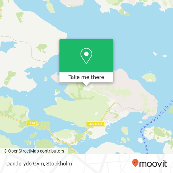 Danderyds Gym map