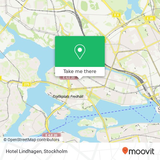 Hotel Lindhagen map