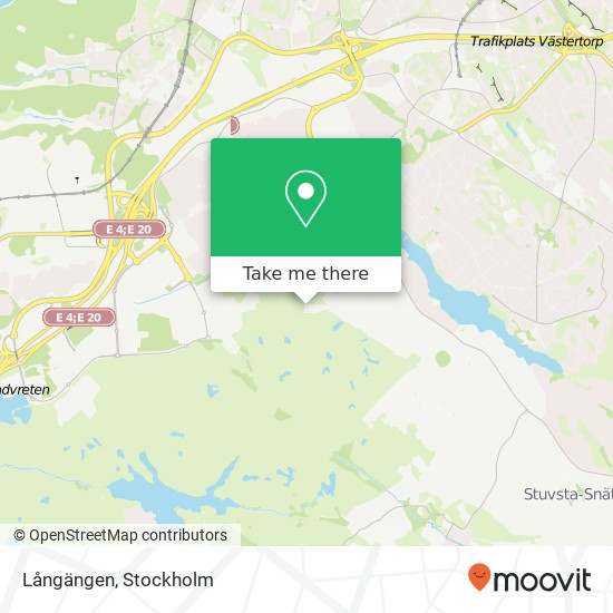 Långängen map