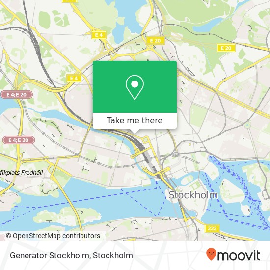 Generator Stockholm map