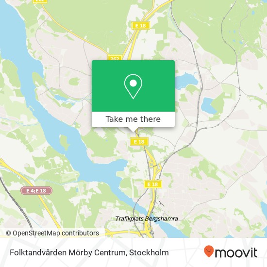 Folktandvården Mörby Centrum map