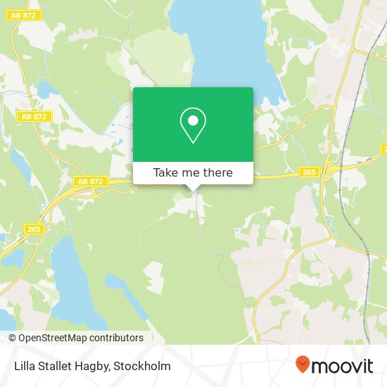 Lilla Stallet Hagby map