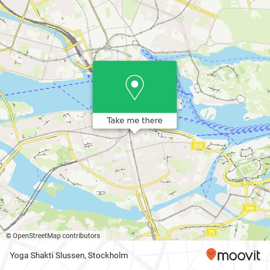 Yoga Shakti Slussen map