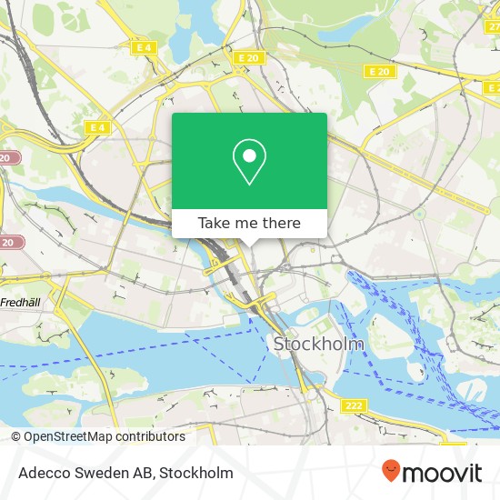 Adecco Sweden AB map