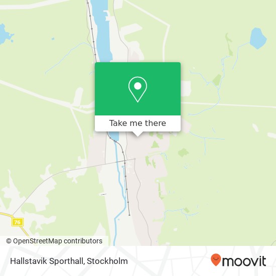 Hallstavik Sporthall map