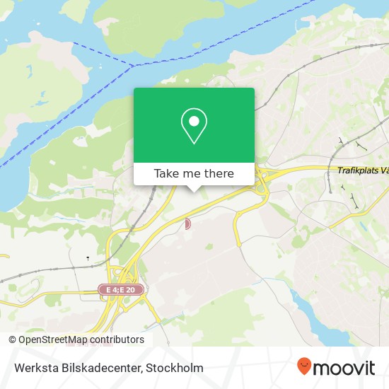 Werksta Bilskadecenter map