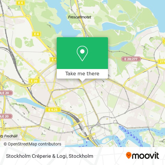 Stockholm Crêperie & Logi map