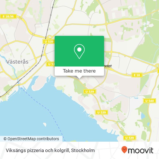 Viksängs pizzeria och kolgrill map