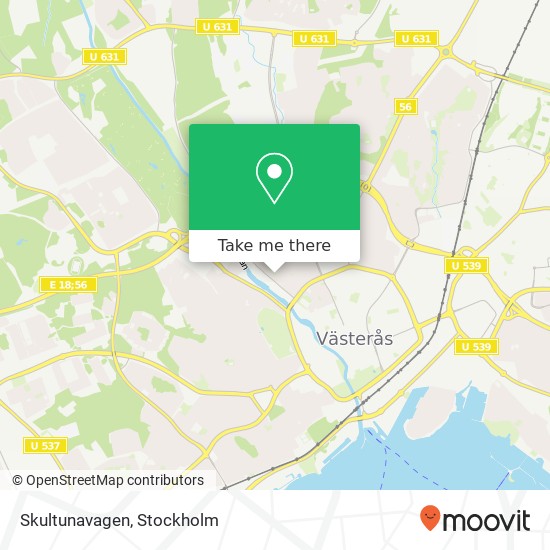 Skultunavagen map