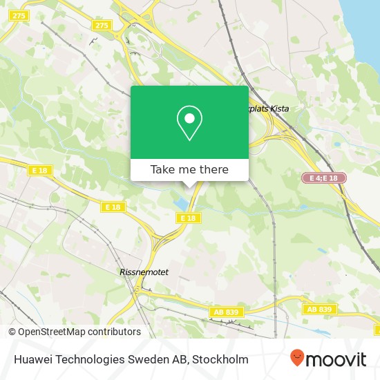 Huawei Technologies Sweden AB map