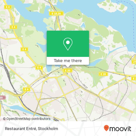 Restaurant Entré map