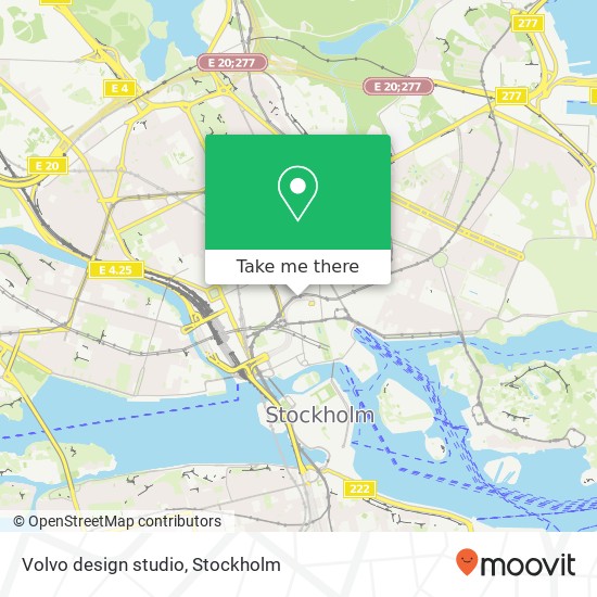 Volvo design studio map