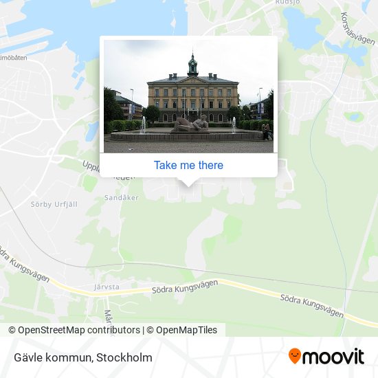 Gävle kommun map