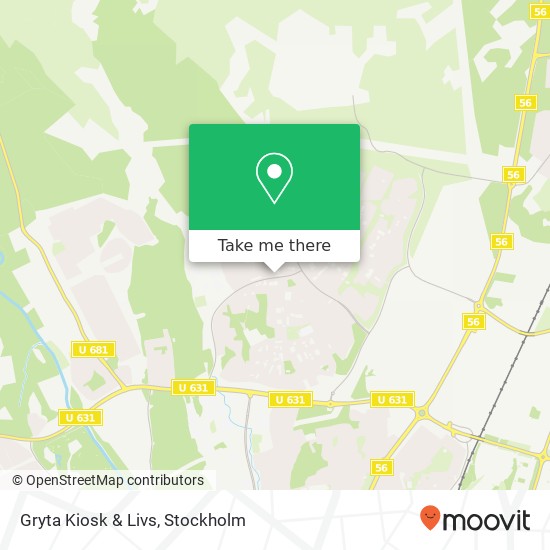 Gryta Kiosk & Livs map