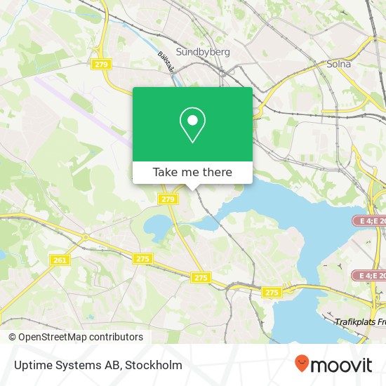 Uptime Systems AB map