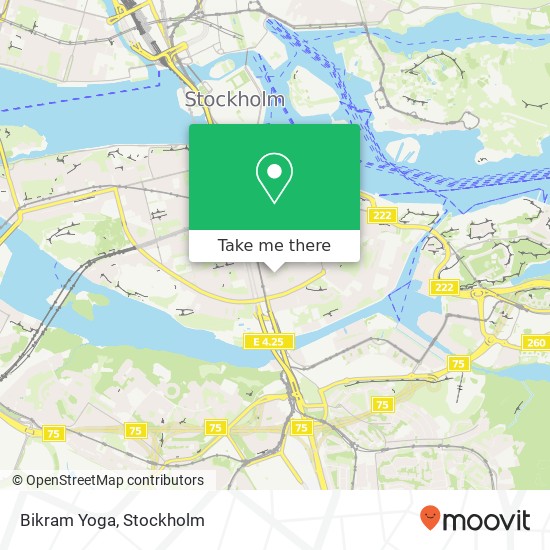 Bikram Yoga map