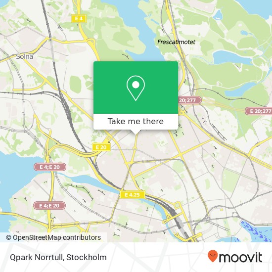 Qpark Norrtull map