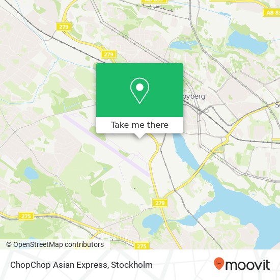 ChopChop Asian Express map