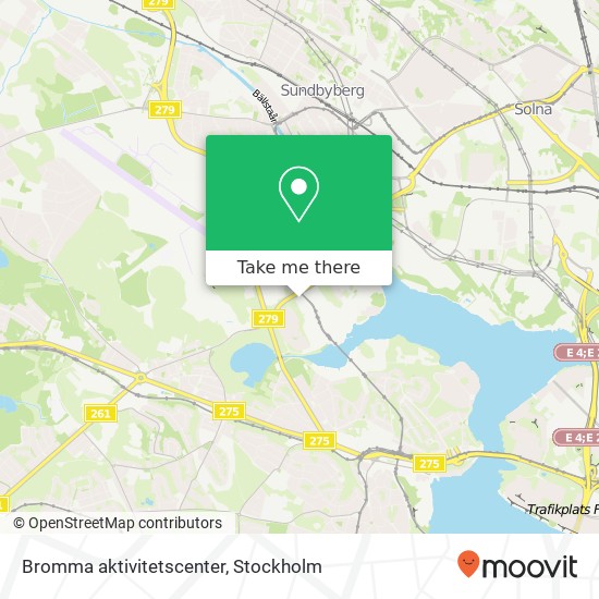 Bromma aktivitetscenter map